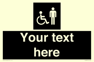 Custom information: black panel disabled and male